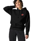 Think Ocean Octopus Pixel Art Cotton Blend Hoodie