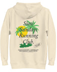 Palm Tree Slow Sundays Running Club Cotton Blend Hoodie