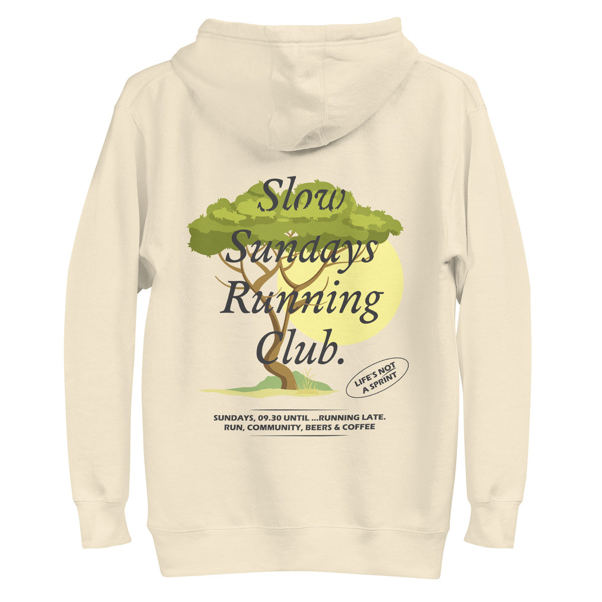 Savannah Slow Sundays Running Club Cotton Blend Hoodie