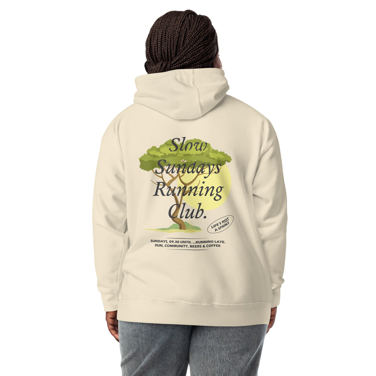 Savannah Slow Sundays Running Club Cotton Blend Hoodie