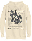 GUSTATORY New York Coffee Scene Cotton Blend Embroidered Hoodie