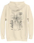 GUSTATORY Tokyo Coffee Scene Cotton Blend Embroidered Hoodie