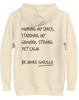 Think Ocean Gorilla Aspirations Cotton Blend Embroidered Hoodie