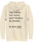 Think Ocean Rhino Aspirations Cotton Blend Embroidered Hoodie