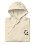 GUSTATORY Melbourne Coffee Scene Cotton Blend Embroidered Hoodie