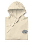 Think Ocean Rhino Aspirations Cotton Blend Embroidered Hoodie