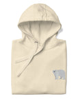 Think Ocean Polar Bear Aspirations Cotton Blend Embroidered Hoodie