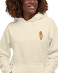 Think Ocean Leopard Aspirations Cotton Blend Embroidered Hoodie