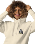 Think Ocean Gorilla Aspirations Cotton Blend Embroidered Hoodie