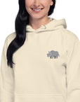Think Ocean Rhino Aspirations Cotton Blend Embroidered Hoodie