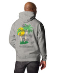 Palm Tree Slow Sundays Running Club Cotton Blend Hoodie