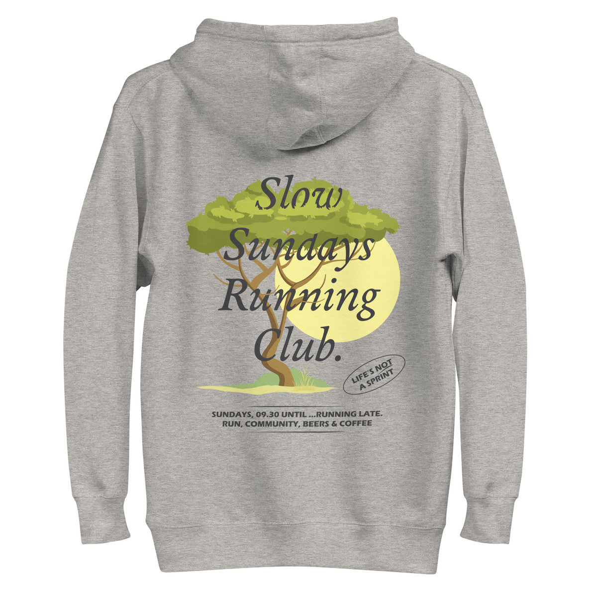 Savannah Slow Sundays Running Club Cotton Blend Hoodie