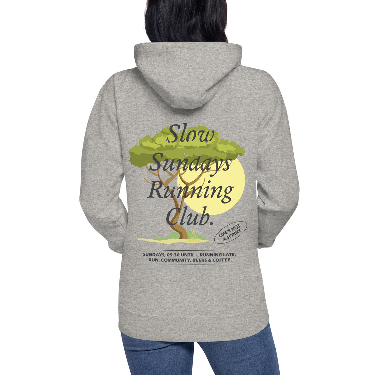 Savannah Slow Sundays Running Club Cotton Blend Hoodie