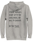 Think Ocean Tiger Aspirations Cotton Blend Embroidered Hoodie