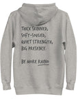Think Ocean Rhino Aspirations Cotton Blend Embroidered Hoodie