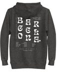 GUSTATORY Barcelona Coffee Scene Cotton Blend Embroidered Hoodie