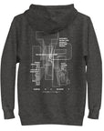 GUSTATORY Tokyo Coffee Scene Cotton Blend Embroidered Hoodie