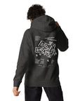GUSTATORY Edinburgh Coffee Scene Cotton Blend Embroidered Hoodie