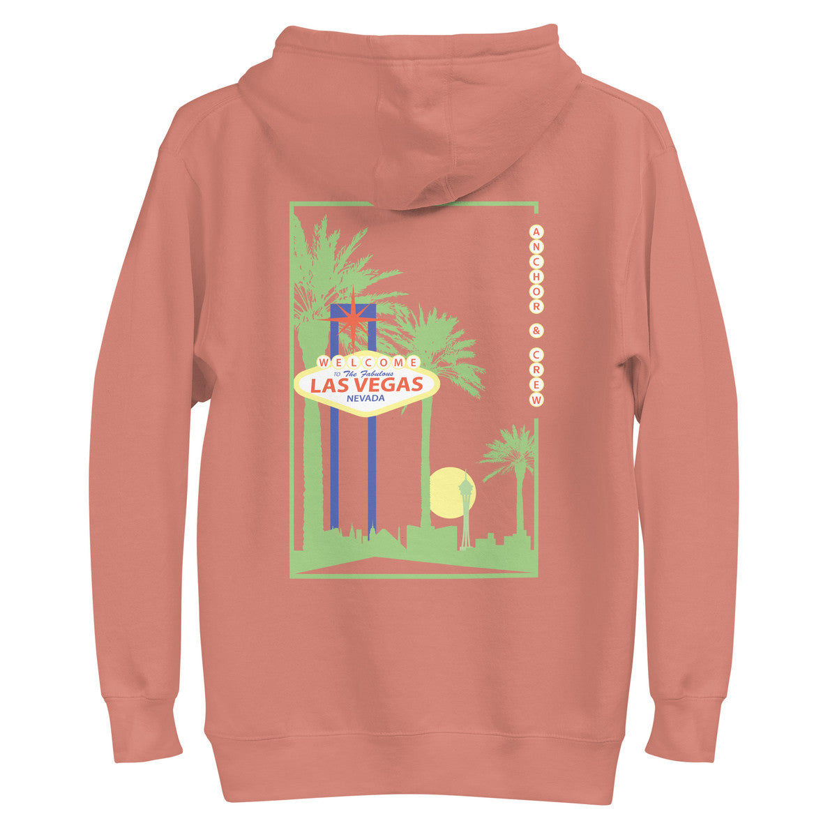 Las Vegas Landmark Cotton Blend Hoodie