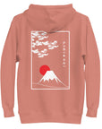 Mount Fuji Landmark Cotton Blend Hoodie