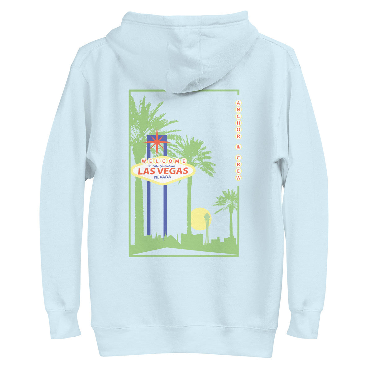 Las Vegas Landmark Cotton Blend Hoodie