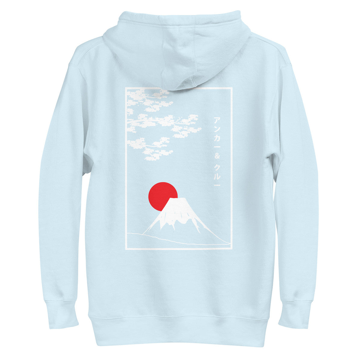 Mount Fuji Landmark Cotton Blend Hoodie