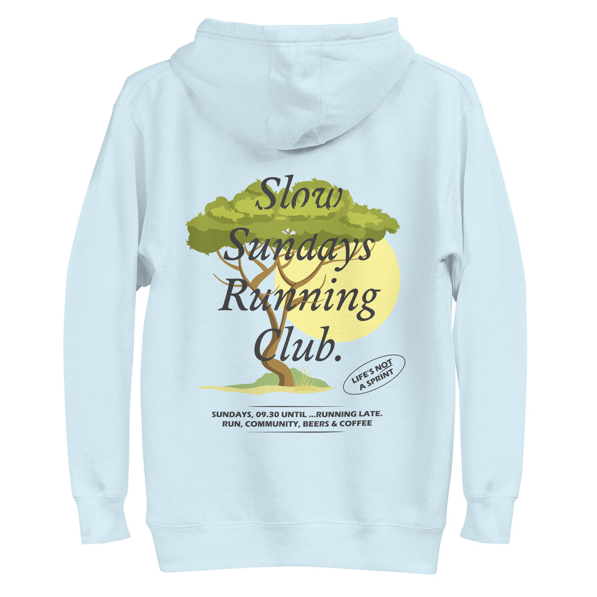 Savannah Slow Sundays Running Club Cotton Blend Hoodie