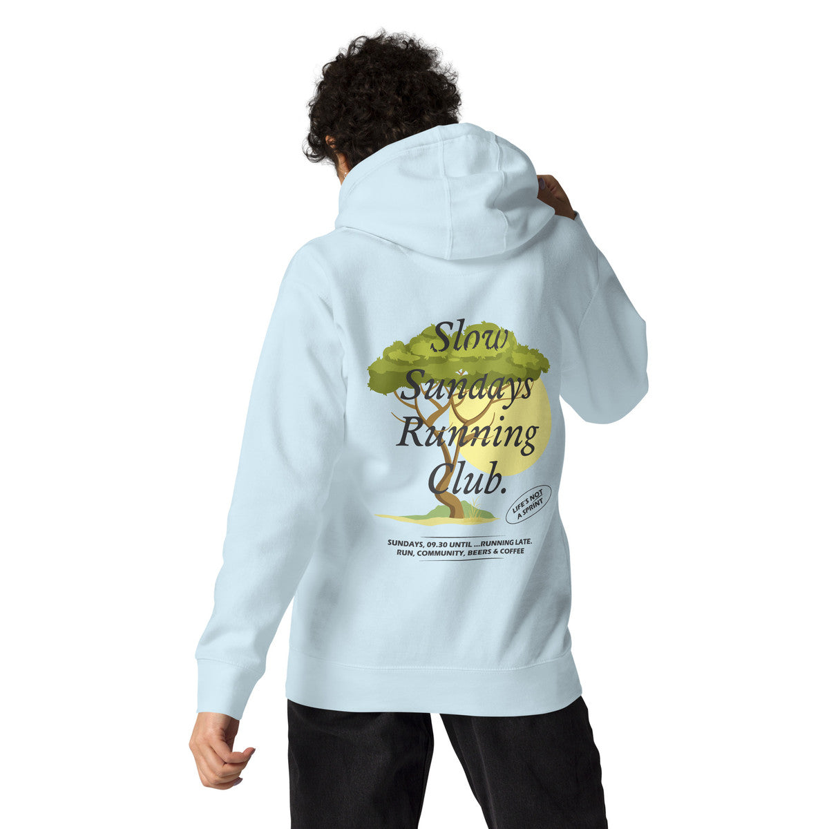 Savannah Slow Sundays Running Club Cotton Blend Hoodie