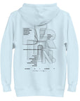 GUSTATORY Berlin Coffee Scene Cotton Blend Embroidered Hoodie