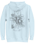 GUSTATORY Amsterdam Coffee Scene Cotton Blend Embroidered Hoodie