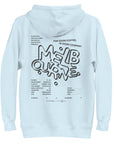GUSTATORY Melbourne Coffee Scene Cotton Blend Embroidered Hoodie