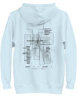 GUSTATORY Tokyo Coffee Scene Cotton Blend Embroidered Hoodie