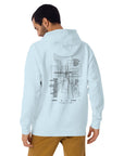 GUSTATORY Tokyo Coffee Scene Cotton Blend Embroidered Hoodie