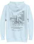 GUSTATORY London Coffee Scene Cotton Blend Embroidered Hoodie