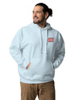 Think Ocean Whale Pixel Art Cotton Blend Hoodie