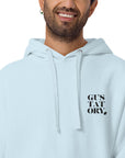 GUSTATORY Barcelona Coffee Scene Cotton Blend Embroidered Hoodie