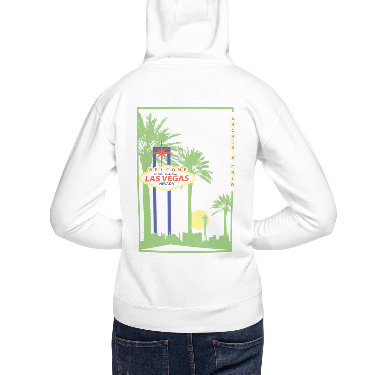 Las Vegas Landmark Cotton Blend Hoodie