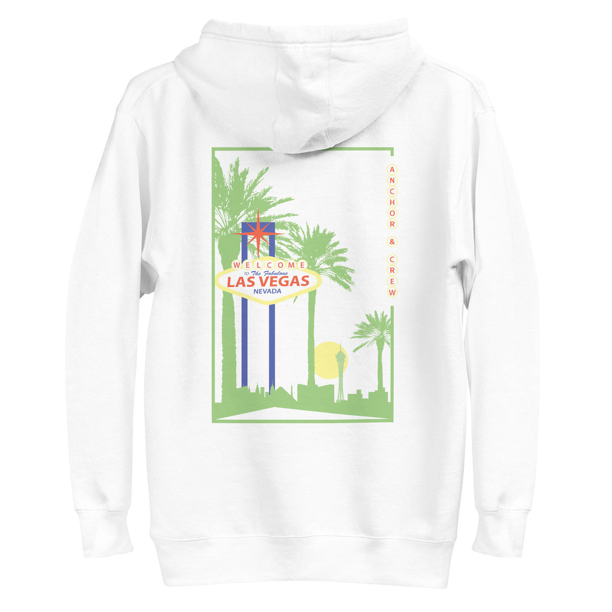 Las Vegas Landmark Cotton Blend Hoodie