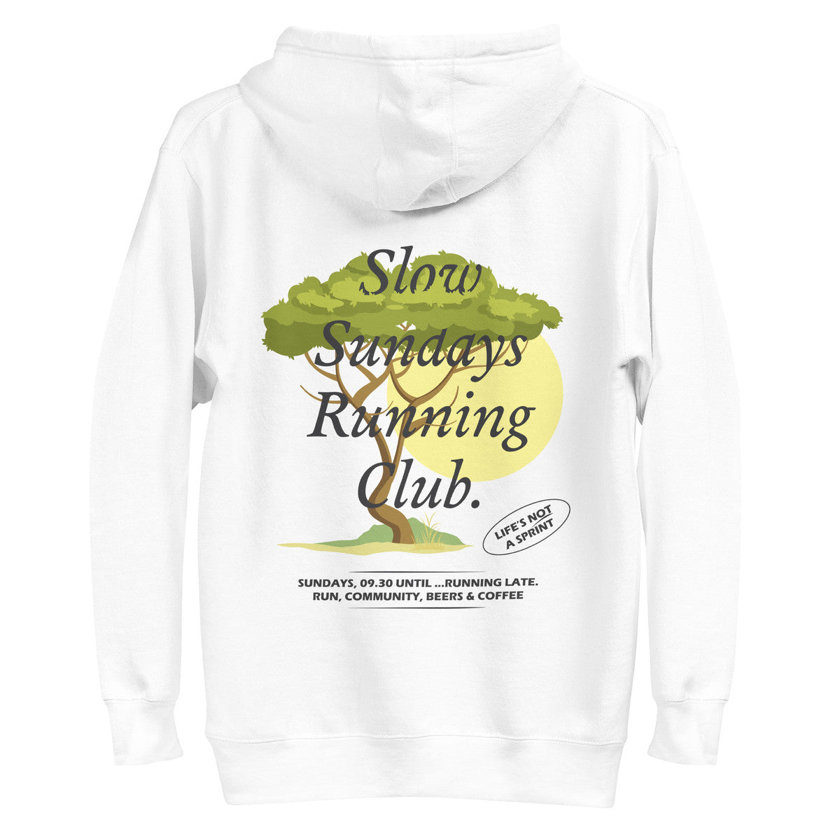 Savannah Slow Sundays Running Club Cotton Blend Hoodie