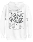 GUSTATORY Melbourne Coffee Scene Cotton Blend Embroidered Hoodie