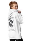 GUSTATORY New York Coffee Scene Cotton Blend Embroidered Hoodie