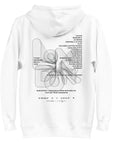 GUSTATORY London Coffee Scene Cotton Blend Embroidered Hoodie