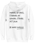 Think Ocean Gorilla Aspirations Cotton Blend Embroidered Hoodie