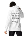 Think Ocean Tiger Aspirations Cotton Blend Embroidered Hoodie