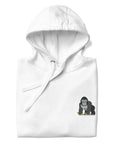 Think Ocean Gorilla Aspirations Cotton Blend Embroidered Hoodie