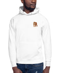 Think Ocean Tiger Aspirations Cotton Blend Embroidered Hoodie