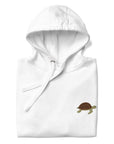 Think Ocean Turtle Aspirations Cotton Blend Embroidered Hoodie