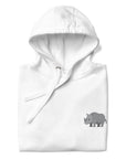 Think Ocean Rhino Aspirations Cotton Blend Embroidered Hoodie