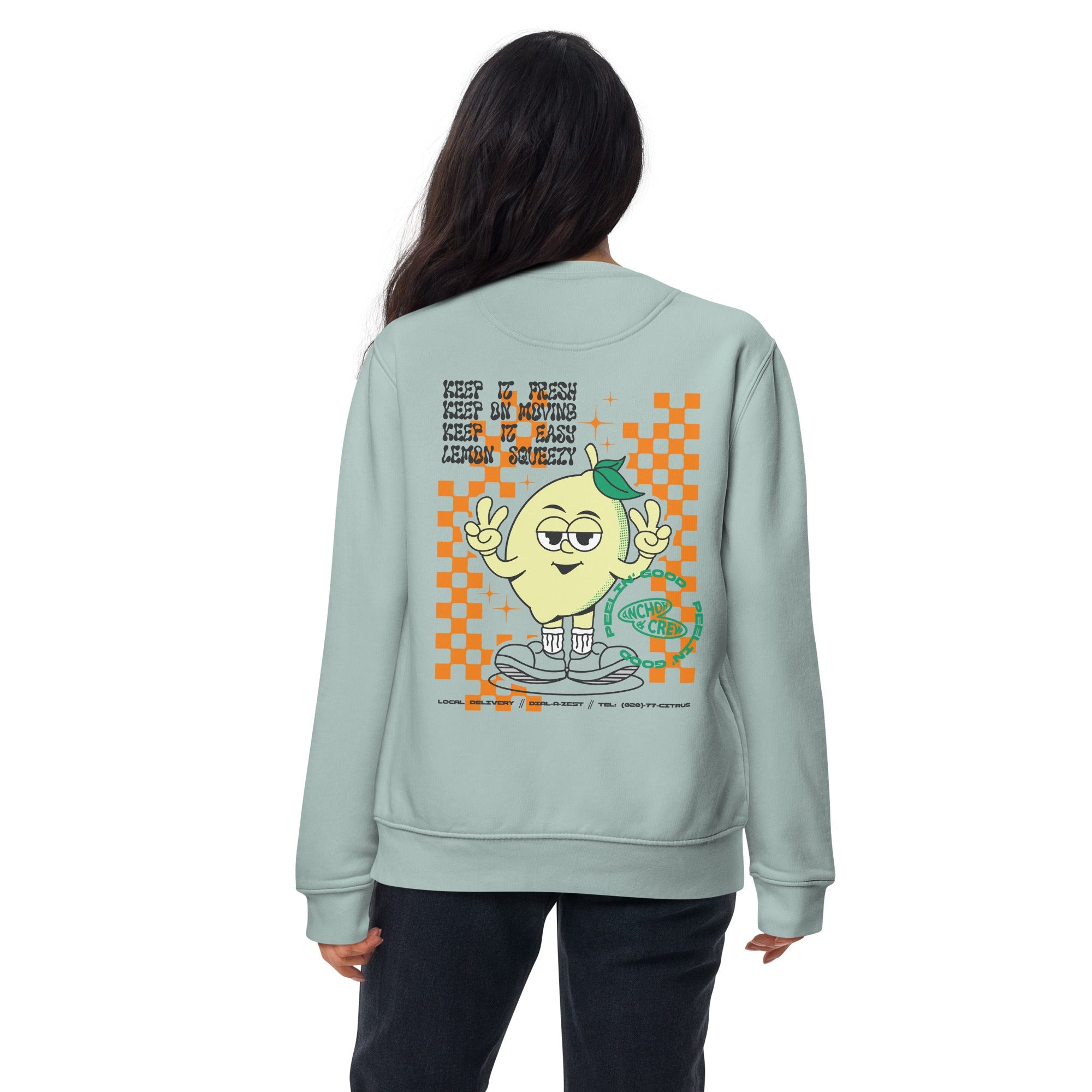 Lemon Fresh Dial-A-Local Organic Cotton Sweatshirt
