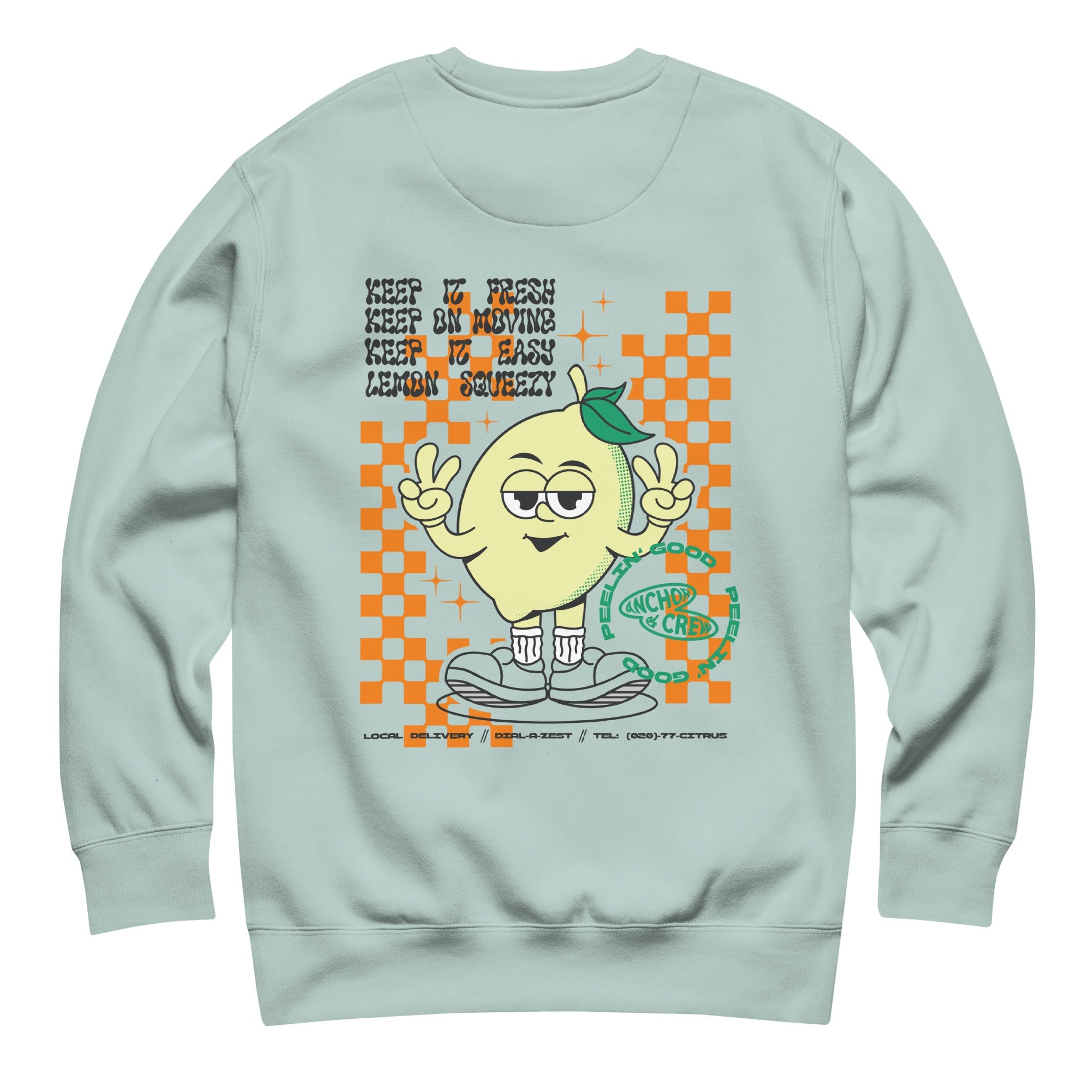 Lemon Fresh Dial-A-Local Organic Cotton Sweatshirt